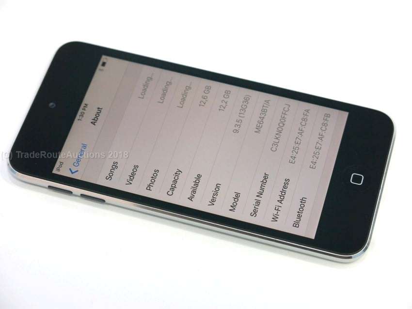 Apple iPod Touch | BLACK | 16GB | 5th Generation | A1509 | ME643BT/A | RETINA DISPLAY