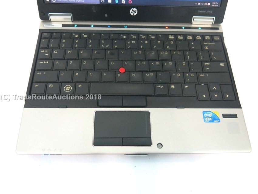 HP ELITEBOOK 2540p | CORE i7 L640 @ 2.13GHZ | 6GB RAM | 160GB HDD | WIN 10 PRO | LAPTOP