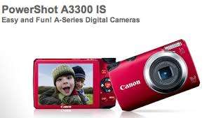 Canon PowerShot A3300 IS 16 MP Digital Camera with 5 x Optical IS Zoom