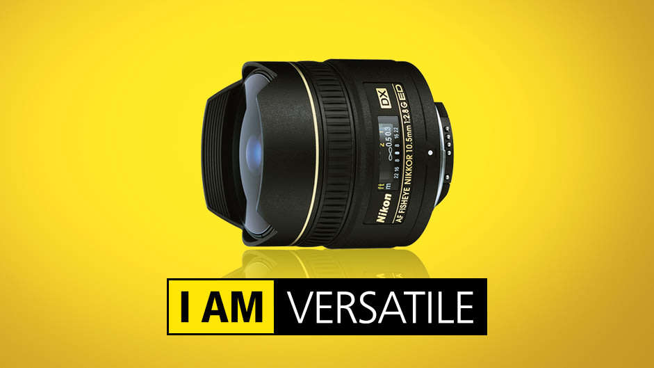 Nikon AF 10.5mm f/2.8G ED DX Fisheye Nikkor Lens for Nikon DSLR Cameras *** FISH EYE LENS ***