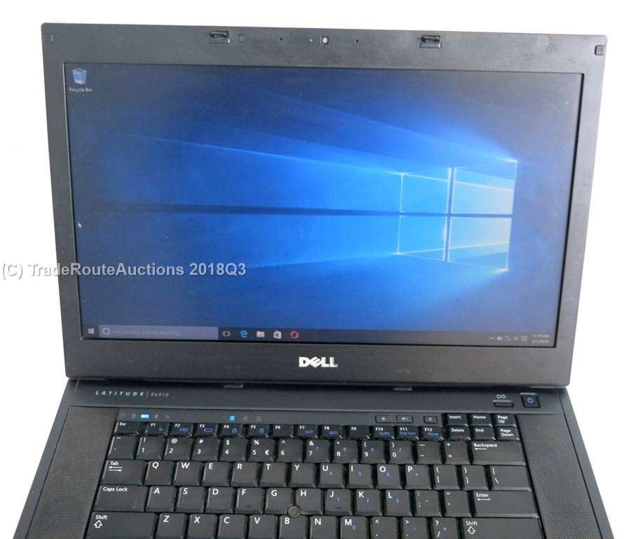 DELL E6510 | 15.6 INCH | CORE i5 M560 2.67GHz | 4GB RAM | 320GB HDD | WIN 10 PRO | BUSINESS LAPTOP