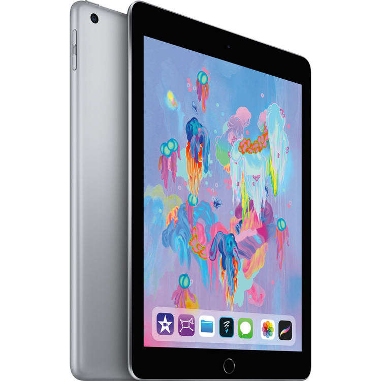 No Touch ID - Apple iPad 6th Gen 2018 Retina | MR722HC/A | 4G + WiFi | 128GB | Space Grey | A1954