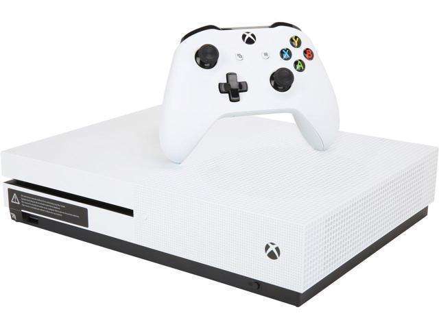 Microsoft Xbox One S 500GB Console (WHITE) Model 1681 + 1 Controller (WHITE)