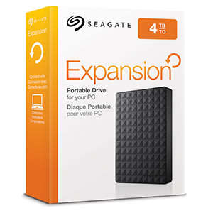 Seagate Expansion Portable Drive 4TB