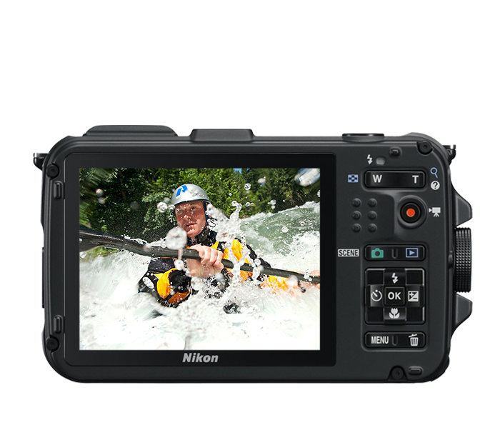 Nikon COOLPIX AW100 16 MP CMOS Waterproof Digital Camera with GPS & Full HD 1080p Video