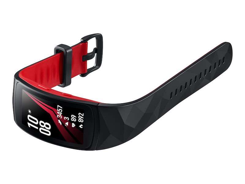 BOXED / RED / SMALL - Samsung Gear Fit2 Pro Fitness Tracker Large SM-R365 GPS Sports Band