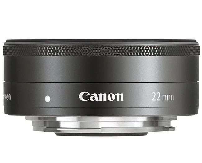 Canon EF-M 22mm f2 STM Lens (Graphite) for Eos M