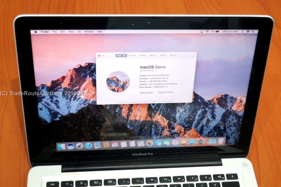 MacBook Pro 13.3-inch ** Core i5 2.5GHz ** 4GB DDR3 RAM ** 500GB HDD *** Macbook Pro ***