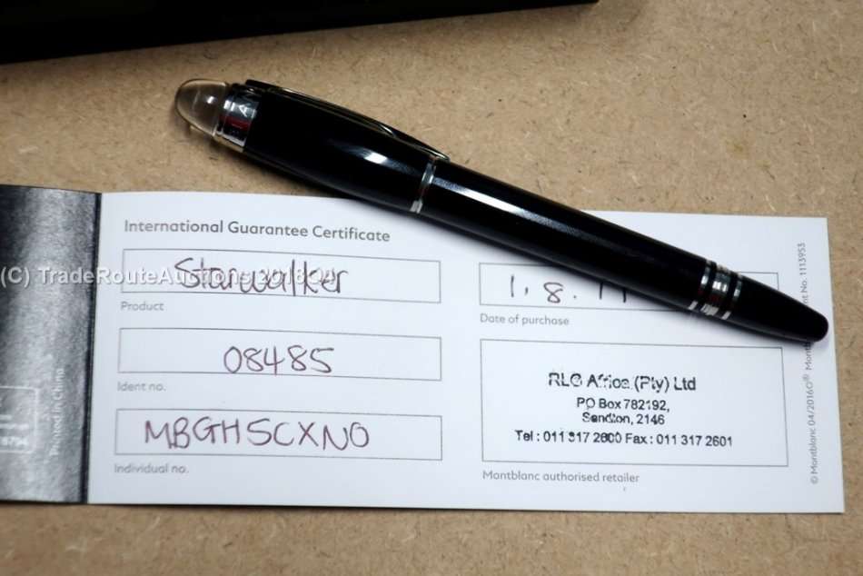 Montblanc StarWalker Black Fineliner Pen **** MONTBLANC **** Engraved