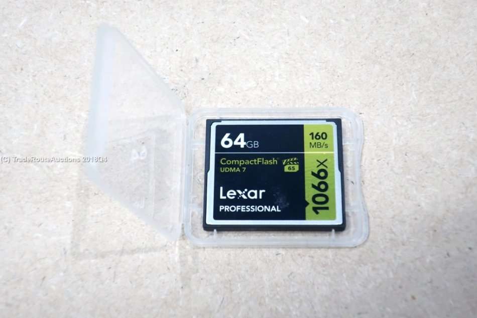 64GB LEXAR PROFESSIONAL COMPACT FLASH MEMORY CARD - 1066X 160MB/s UDMA7