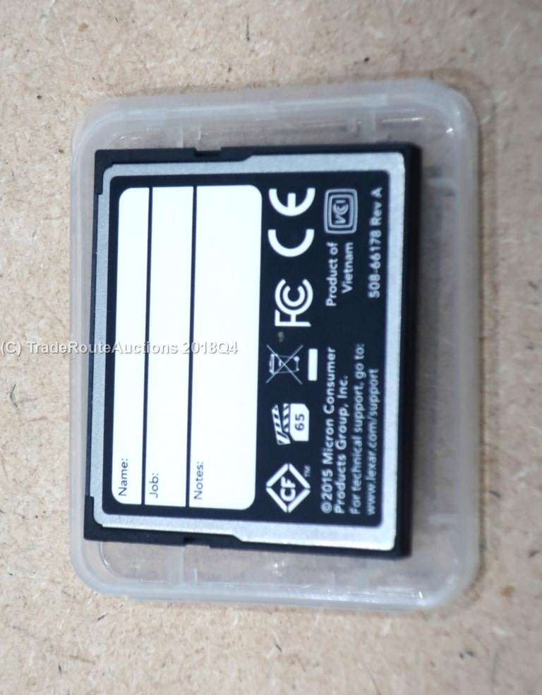 64GB LEXAR PROFESSIONAL COMPACT FLASH MEMORY CARD - 1066X 160MB/s UDMA7