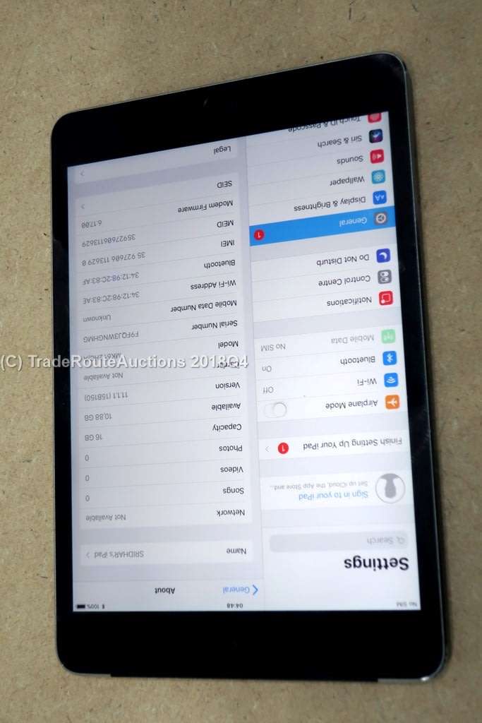 APPLE IPAD MINI 4 | 16GB | WiFi & CELLULAR | SPACE GREY RETINA DISPLAY MK6Y2HC/A | 7.9 inch Tablet