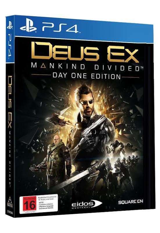 Deus Ex: Mankind Divided Day 1 Edition - PLAYSTATION 4 - PS4 GAME