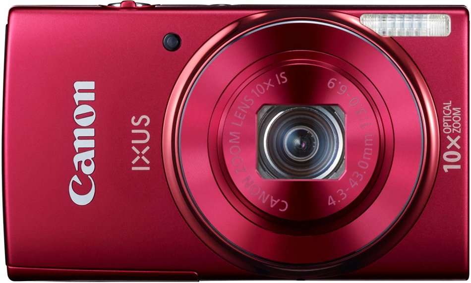 Canon IXUS 155 20 MP Point and Shoot Camera (Red) with 10x Optical Zoom Camera