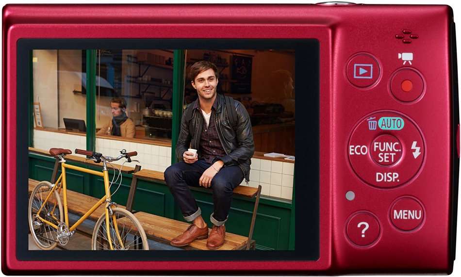 Canon IXUS 155 20 MP Point and Shoot Camera (Red) with 10x Optical Zoom Camera