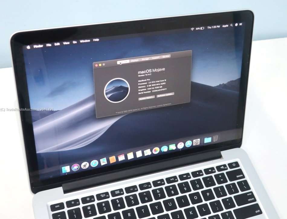 Apple MacBook Pro 13.3-inch  | Core i5 2.4GHz | 4GB DDR3  | 128GB SSD  ** RETINA DISPLAY * LATE 2013