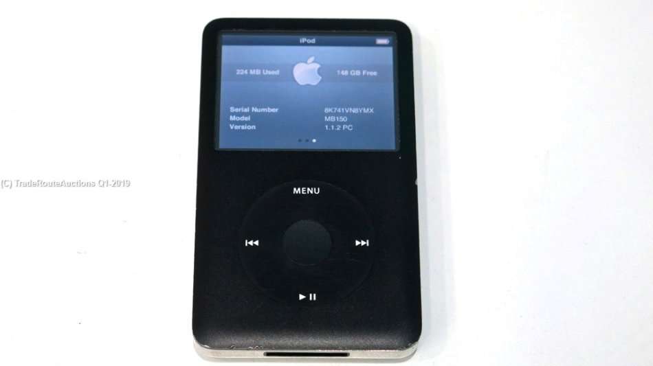 Apple IPod Classic 160GB [ MB150 ] *** 6th Generation **** IPOD 160GB BLACK 2.5" LCD Screen