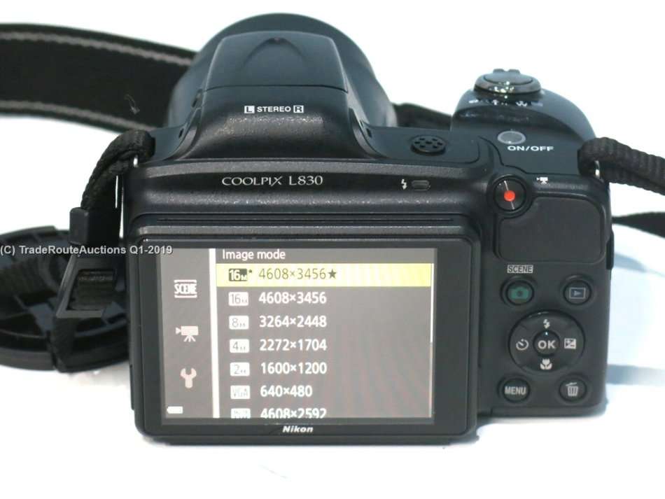 Nikon COOLPIX L830 16 MP CMOS Digital Camera with 34x Zoom NIKKOR Lens and Full 1080p HD Video