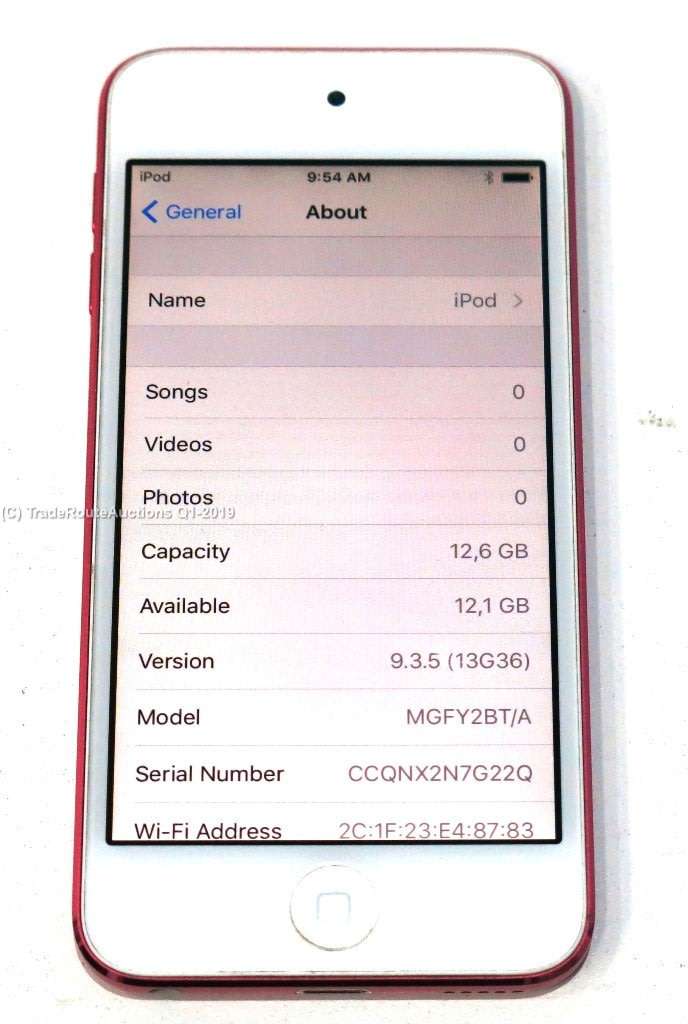 Apple iPod Touch | PINK | 16GB | 5th Generation | A1421 | MGFY2BT/A | RETINA DISPLAY