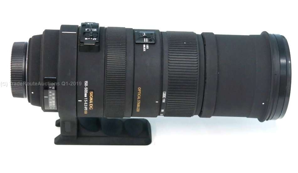 SIGMA 150-500mm F5-6.3 APO DG OS (OPTICAL STABILIZER) ZOOM Lens for NIKON DSLR Cameras