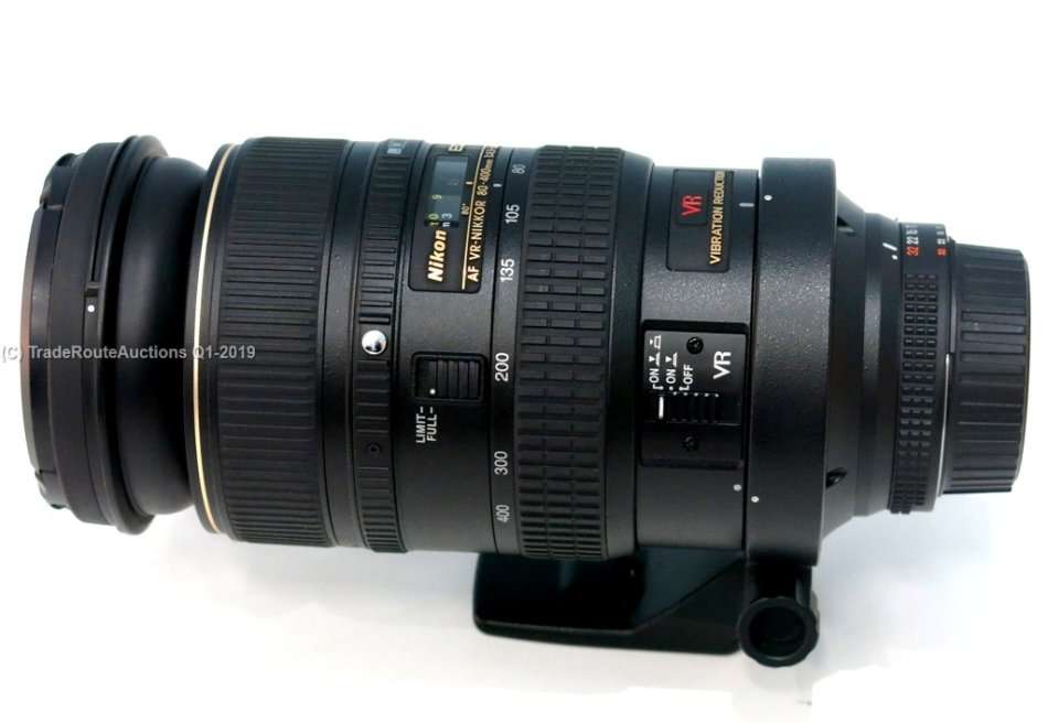 Nikon 80-400mm f4.5-5.6D ED AF VR Zoom Lens for Nikon Digital SLR Cameras