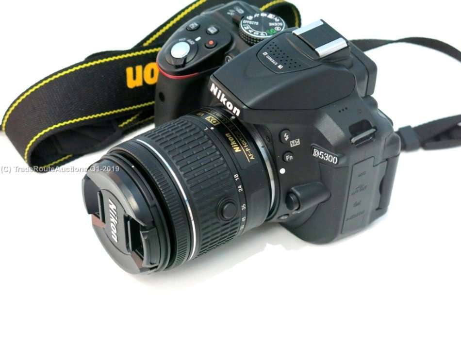 NIKON D5300 DSLR CAMERA BODY [ WiFi & GPS] - [ 24.2 MP ] - WITH 18-55 [ VR II ] Lens Kit