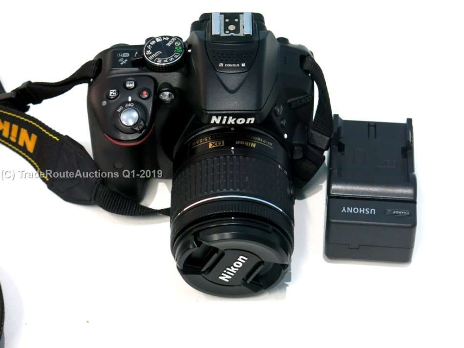 NIKON D5300 DSLR CAMERA BODY [ WiFi & GPS] - [ 24.2 MP ] - [VR2 ] WITH 18-55 Lens Kit