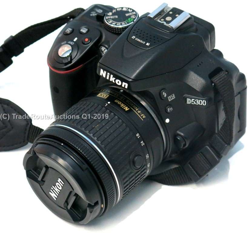 NIKON D5300 DSLR CAMERA BODY [ WiFi & GPS] - [ 24.2 MP ] - [VR2 ] WITH 18-55 Lens Kit