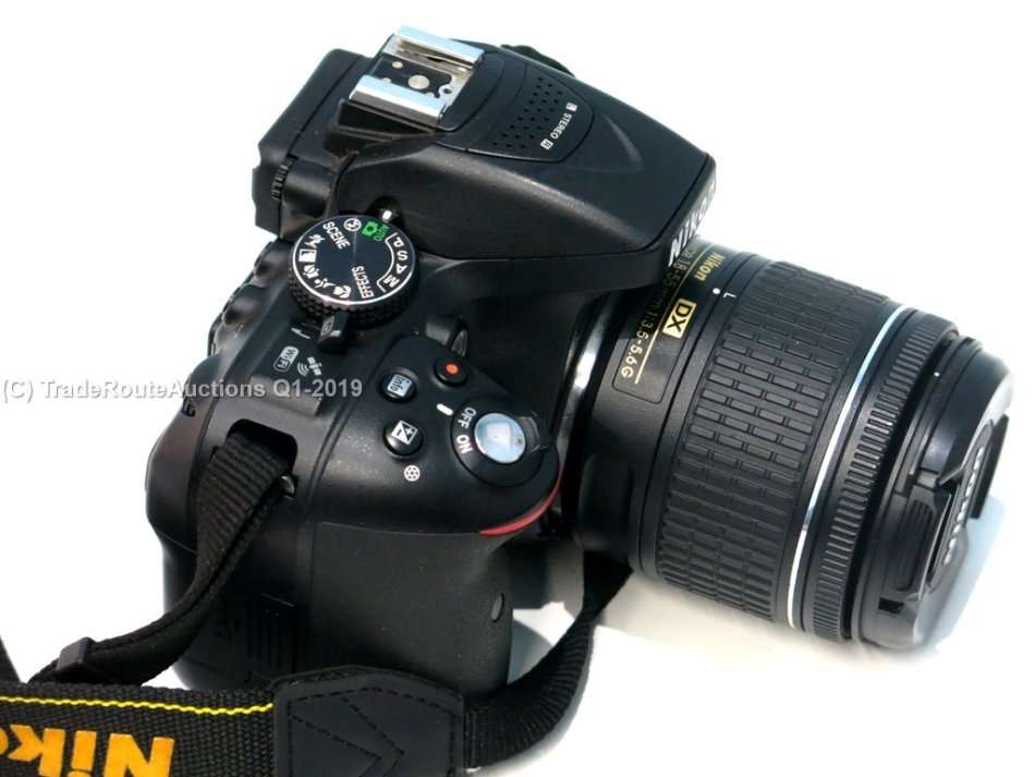 NIKON D5300 DSLR CAMERA BODY [ WiFi & GPS] - [ 24.2 MP ] - [VR2 ] WITH 18-55 Lens Kit