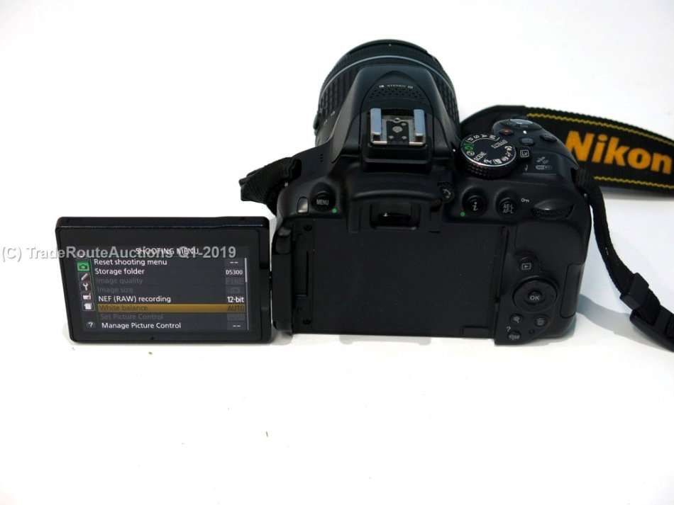 NIKON D5300 DSLR CAMERA BODY [ WiFi & GPS] - [ 24.2 MP ] - [VR2 ] WITH 18-55 Lens Kit