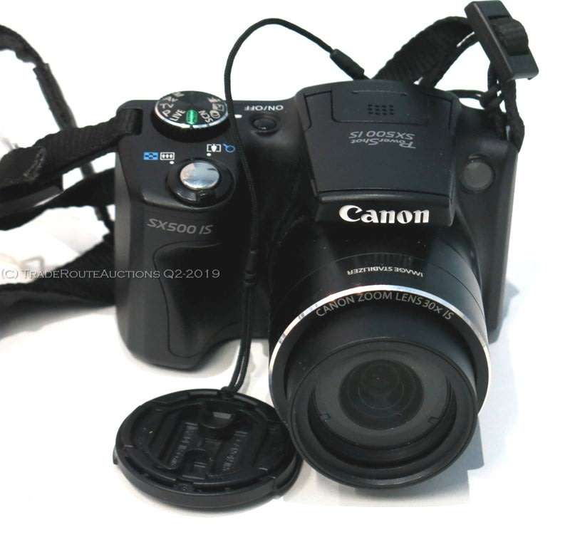 BOXED - Canon PowerShot SX500 IS 16.0 MP with 30x Wide-Angle Optical IS Zoom and 3.0-Inch LCD