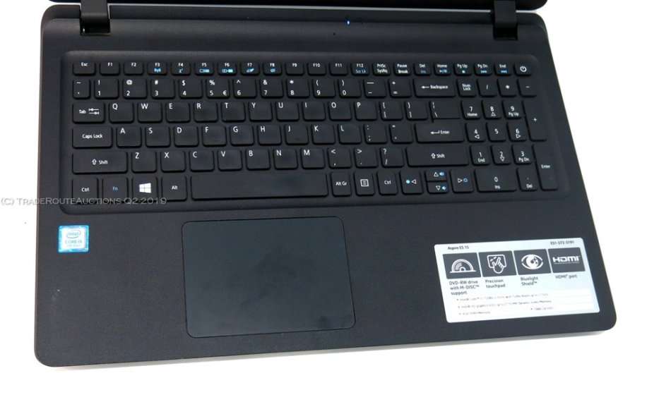 Acer Aspire ES 15 (MODEL ES1-572) 15.6inch Laptop | CORE i5 7200U 7th Gen 2.5GHZ | 4GB RAM | 1TB HDD