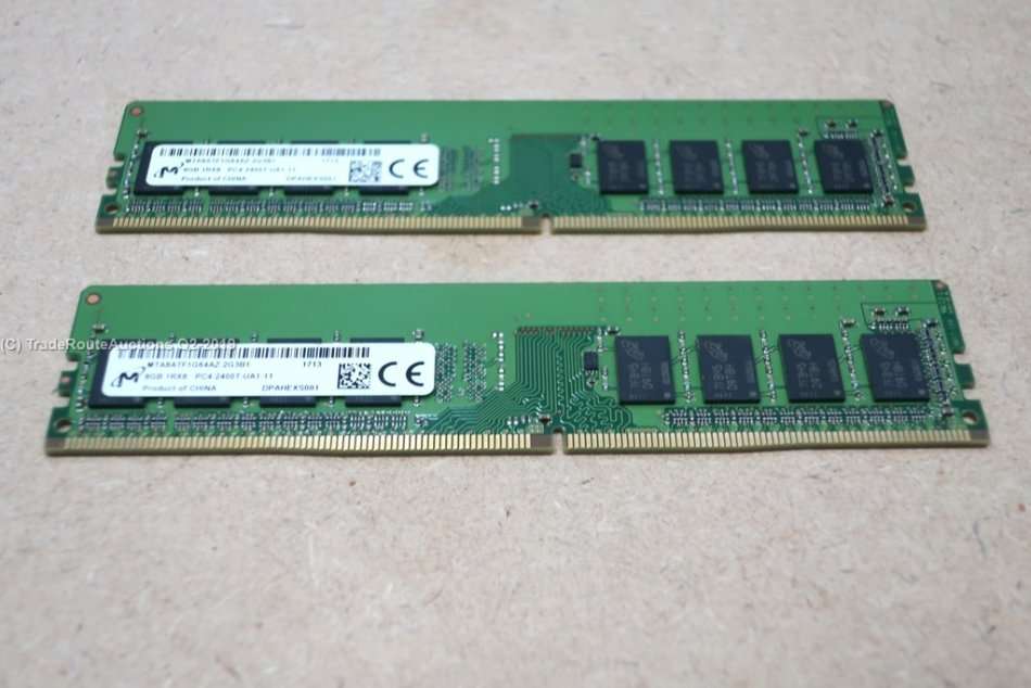 Micron 8GB DDR4 RAM PC4-19200 2400MHz Memory Module (Model : MTA8ATF1G64AZ) for Desktops