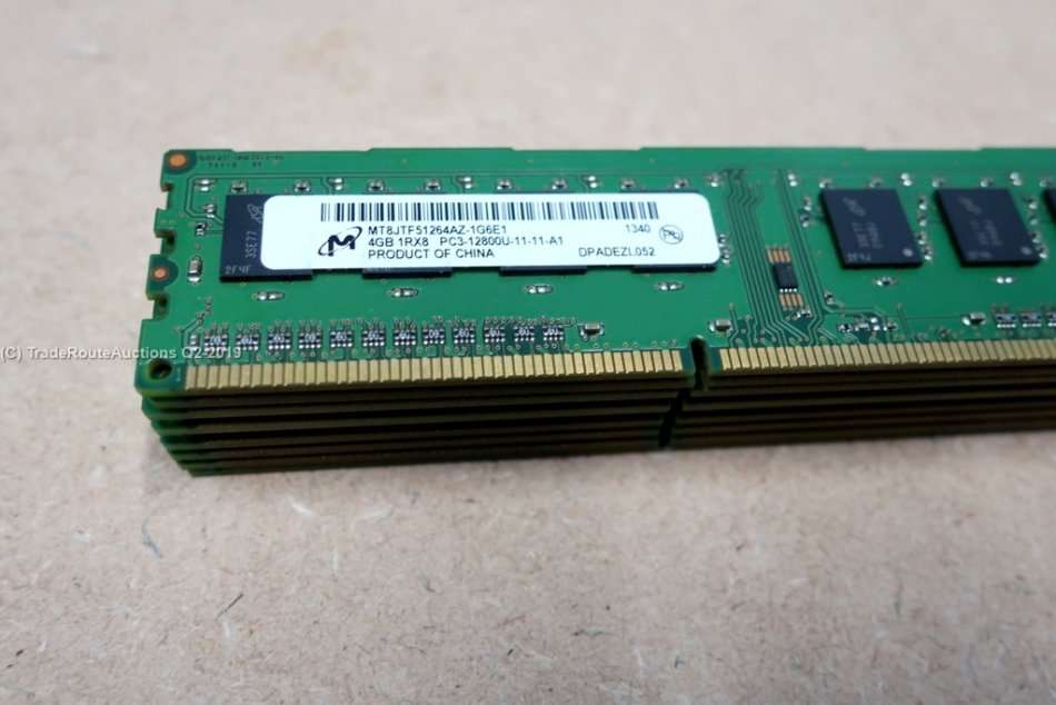 Micron 4GB DDR3 Desktop RAM Memory Module PC3-12800U (Model : MT8JTF51264AZ)