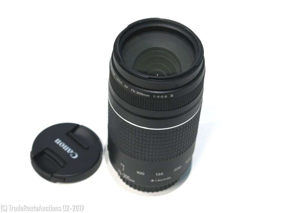 CANON EF 75-300MM 4-5.6 MARK III TELEPHOTO ZOOM LENS for 600D, 650D, 700D, 750D 1200D 1300D Etc