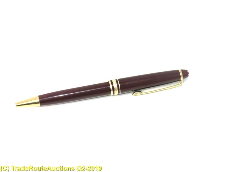 (BURGUNDY RED) Montblanc Meisterstuck Ballpoint Pen  *** MONT BLANC ***