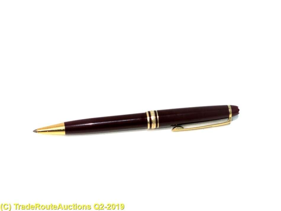 (BURGUNDY RED) Montblanc Meisterstuck Ballpoint Pen  *** MONT BLANC ***