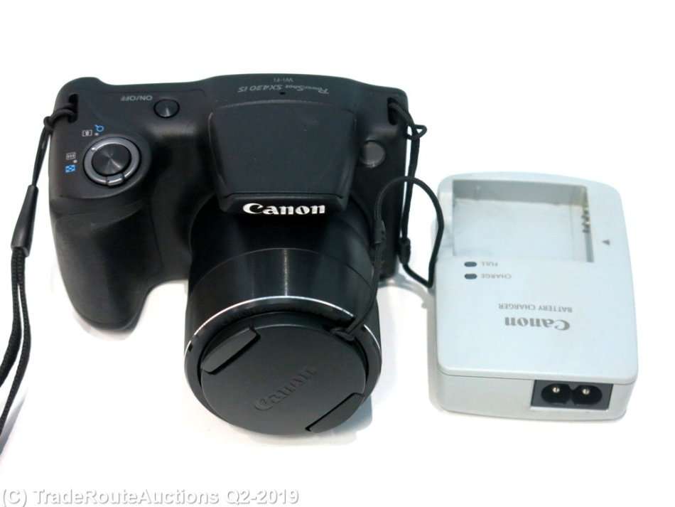 Canon PowerShot SX430 IS Built-in Wi-Fi / NFC Black Digital Camera 20.0MP 45X ZOOM