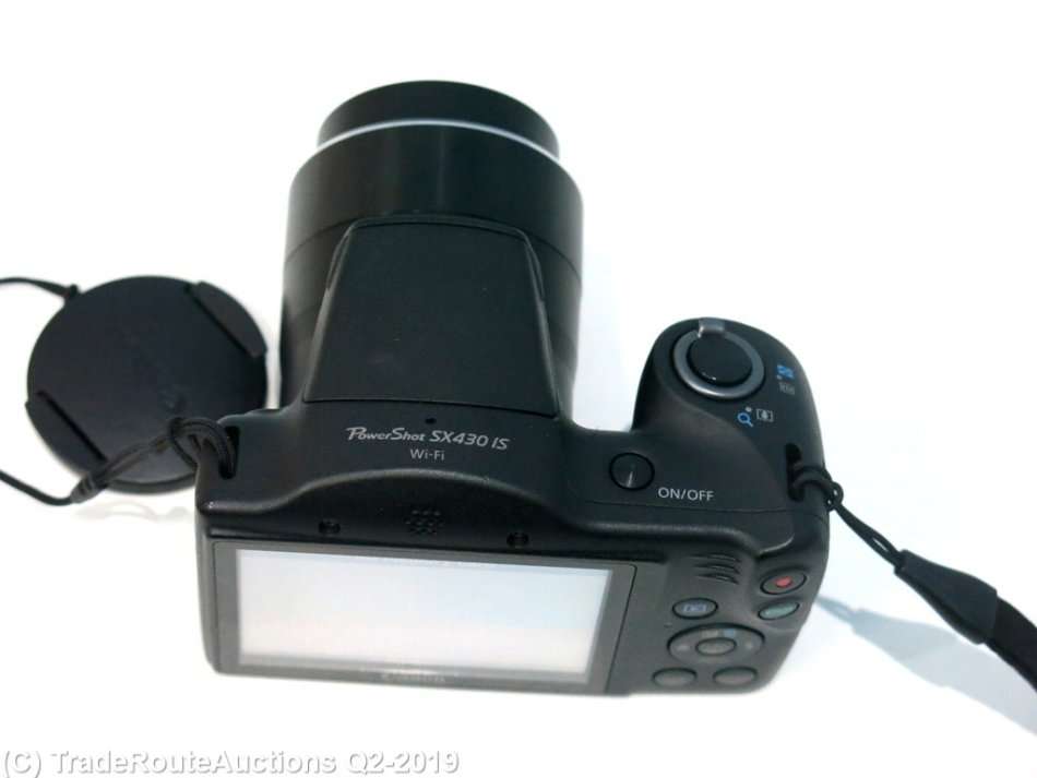 Canon PowerShot SX430 IS Built-in Wi-Fi / NFC Black Digital Camera 20.0MP 45X ZOOM