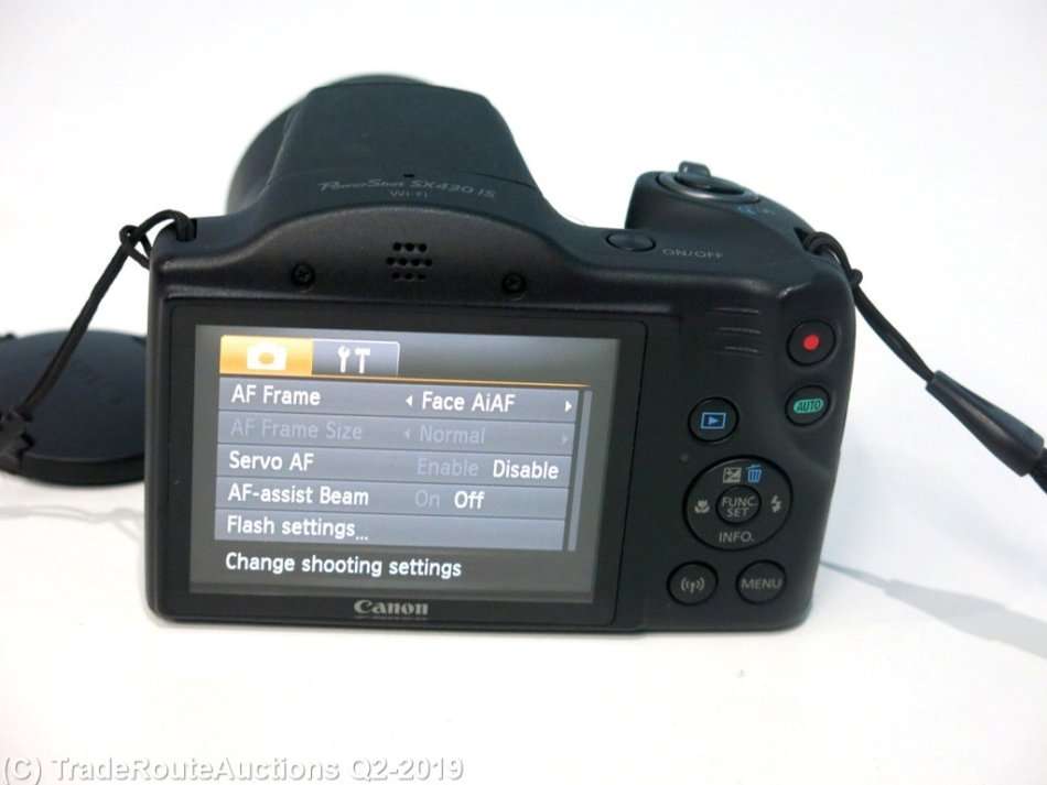 Canon PowerShot SX430 IS Built-in Wi-Fi / NFC Black Digital Camera 20.0MP 45X ZOOM