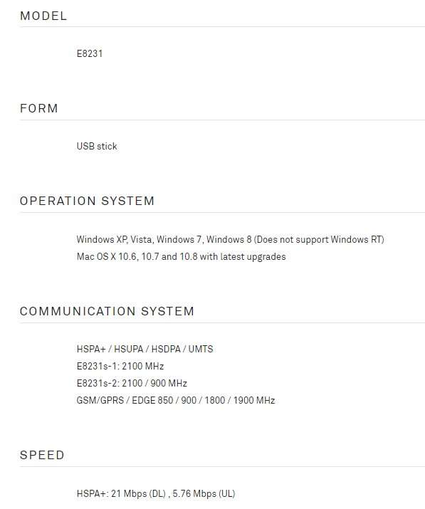 Brand New - Huawei E8231 3G Wifi Wingle