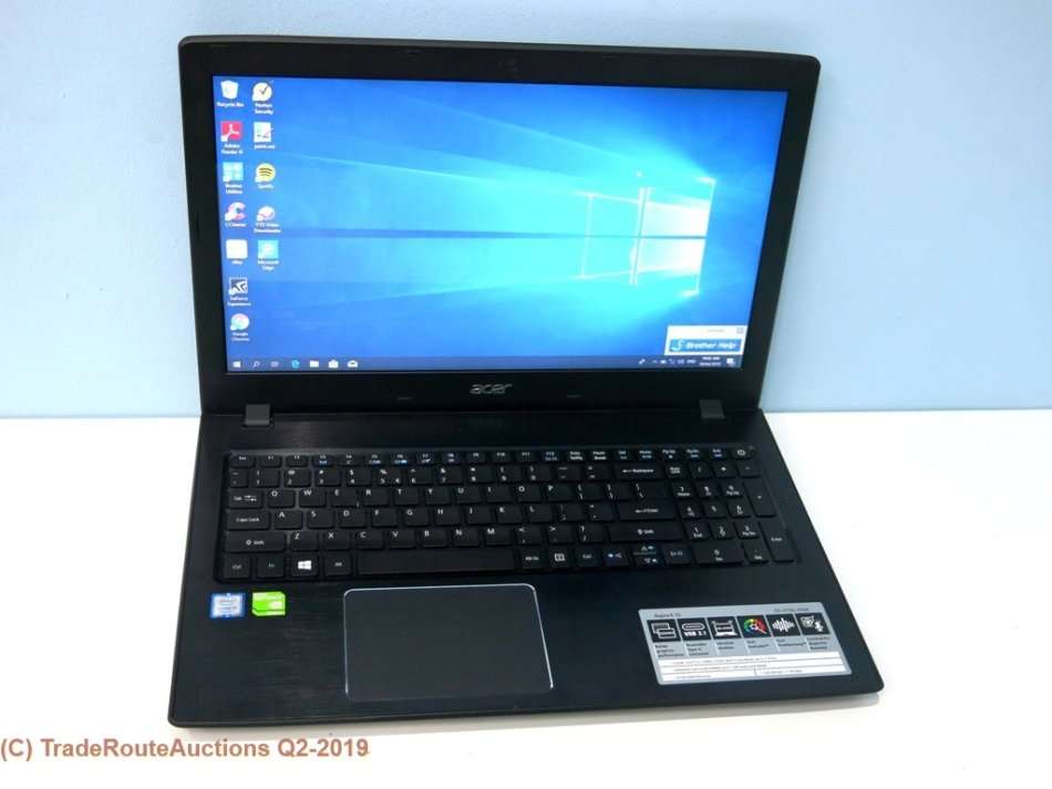 Acer Aspire E 15 E5-575G 15.6" Laptop | CORE i5 7200U 7th Gen 2.5GHZ | 8GB RAM | 1TB HDD + 128GB SSD