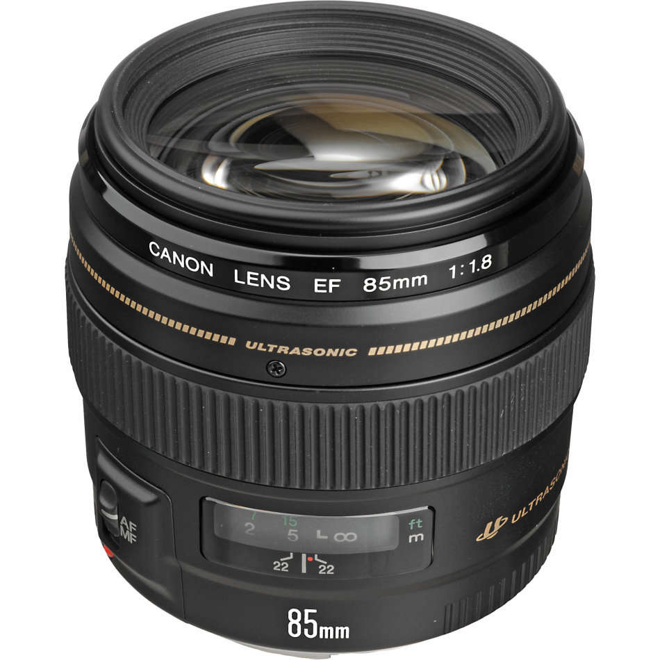 Canon EF 85mm f/1.8 USM Ultrasonic Wide-Angle Lens (Canon Mount) Full Frame