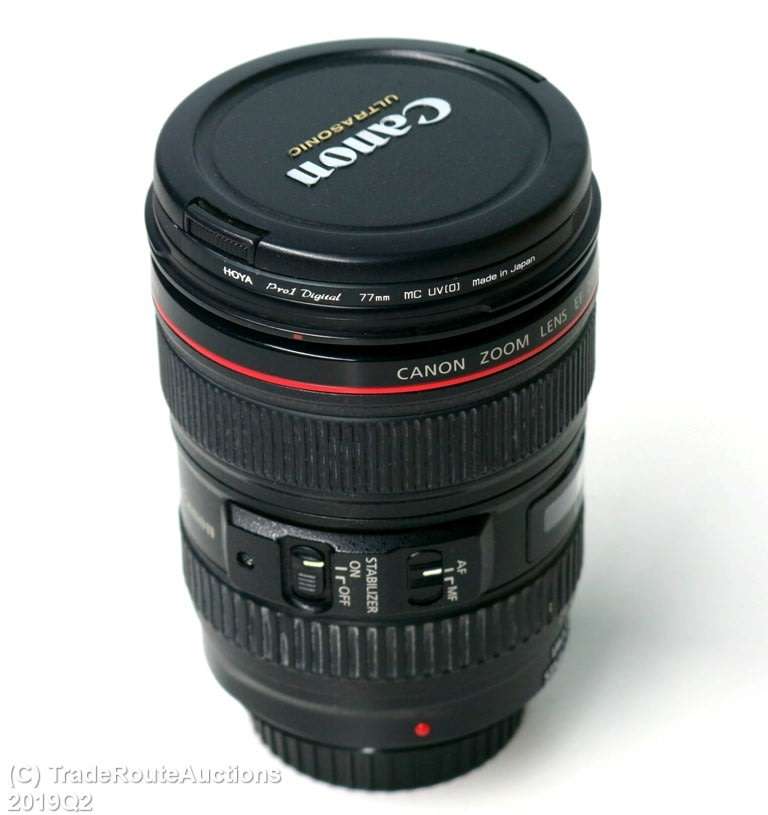 CANON EF 24-105mm F4L IS USM IMAGE STABILIZER ULTRASONIC ZOOM Lens for CANON Digital SLR Cameras