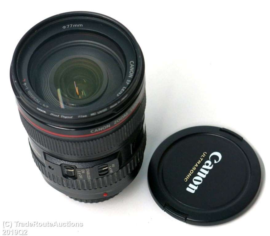 CANON EF 24-105mm F4L IS USM IMAGE STABILIZER ULTRASONIC ZOOM Lens for CANON Digital SLR Cameras