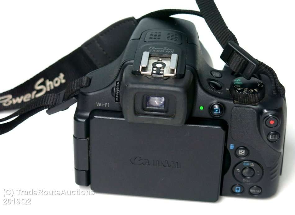 Canon Powershot SX60 HS 16.1MP Digital Camera 65x Optical Zoom Lens 3-inch LCD Tilt Screen (Black)