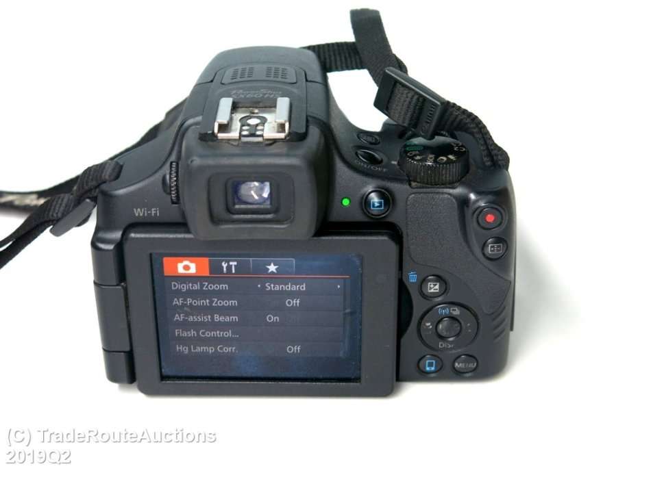 Canon Powershot SX60 HS 16.1MP Digital Camera 65x Optical Zoom Lens 3-inch LCD Tilt Screen (Black)