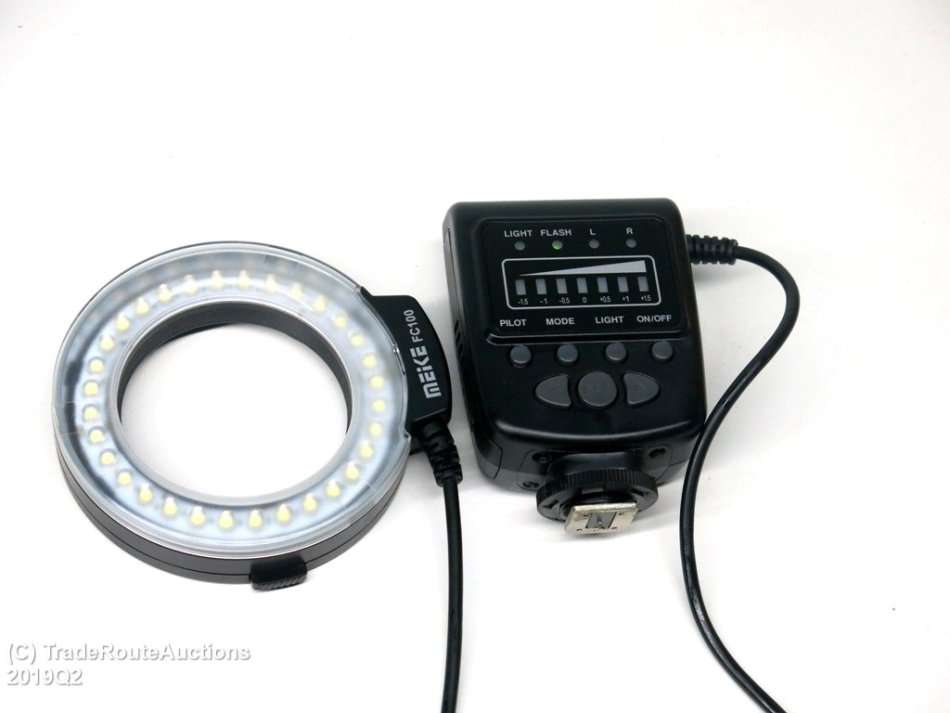 Meike FC-100 Macro Ring Flashight For Nikon Canon Fuji Pentax DSLR Cameras