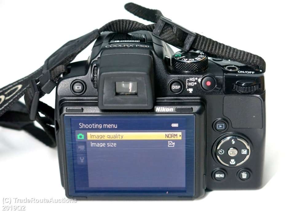 Nikon Coolpix P500 12.1MP Digital Camera with 36x Optical Zoom [ BLACK ]