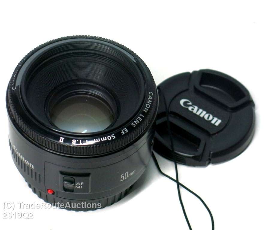 Canon EF 50mm f/1.8 II Lens - Fits Canon Cameras